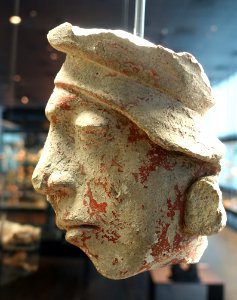 Head - Classic Maya - Ethnological Museum, Berlin - DSC00739