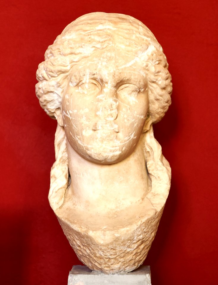 Head of a statue of Apollo or Dionysus, 2nd cent. A.D