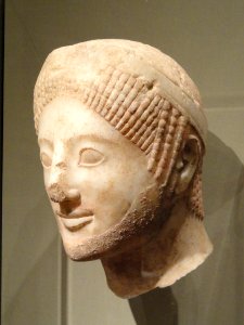 Head of a Man, 550-540 BC, Naxian marble - Cleveland Museum of Art - DSC08182