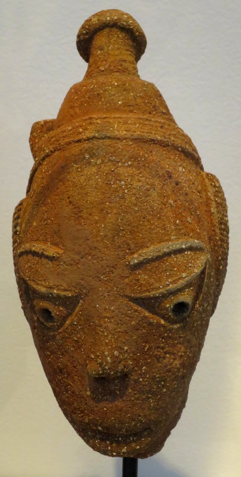 Head, Nok culture, terracotta, Honolulu Museum of Art, 8349.1