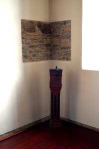 Heftrich, Kirche, innen, Opferstock