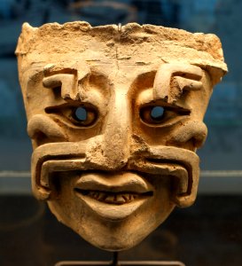 Head - Monte Alban pottery - Ethnological Museum, Berlin - DSC00890