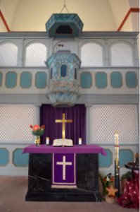 Heftrich, Kirche, innen, Altar