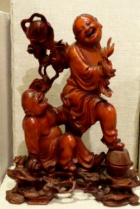 Hehe Erxian, China, Qing dynasty, 18th century AD, wood - Spurlock Museum, UIUC - DSC06031
