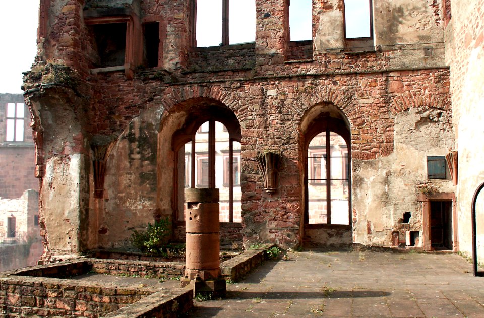 Heidelberger Schloss Tafelstube im Bibliotheksbau Foto Stephan Hoppe 2005