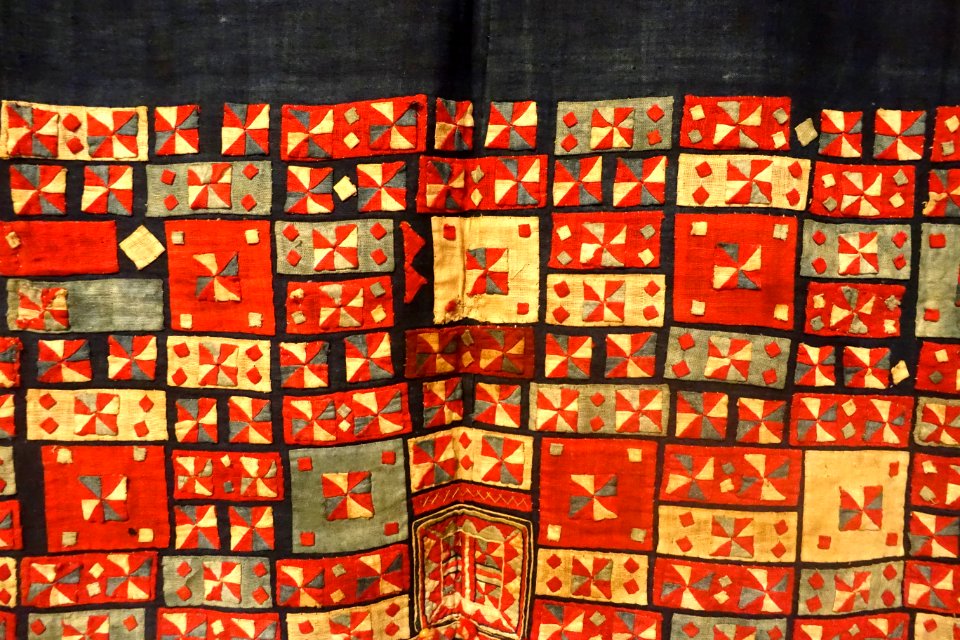Headdress, Pu Peo, Ha Giang, 1979 - Vietnamese Women's Museum - Hanoi, Vietnam - DSC03774
