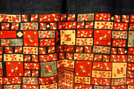Headdress, Pu Peo, Ha Giang, 1979 - Vietnamese Women's Museum - Hanoi, Vietnam - DSC03774
