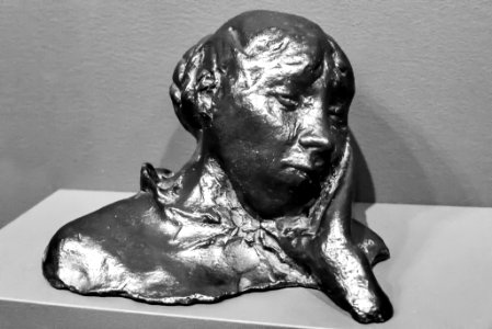 Head Resting On One Hand Bust Portrait Of A Woman Madame Bartholomé (252256707)