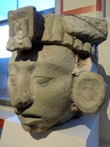 Head, Structure 20, Copan, Honduras - Meso-American collection - Peabody Museum, Harvard University - DSC05659