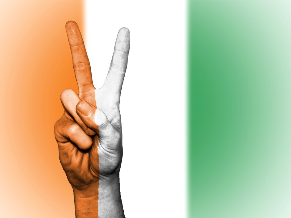 Hand nation background