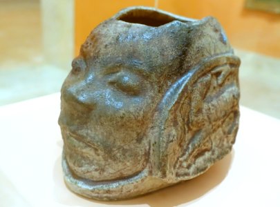 Head of a Young Girl by Paul Gauguin, 1893-1894 AD, stoneware - Museo Nacional Centro de Arte Reina Sofía - DSC08743