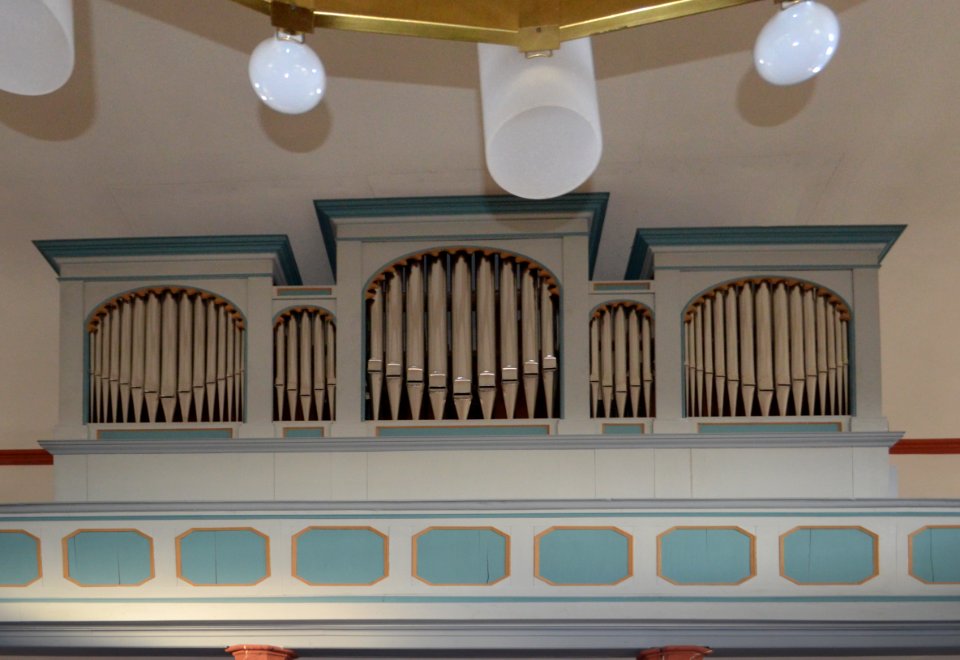 Heftrich, Kirche, innen, Orgel