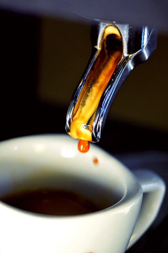 Cup of coffee portafilter espresso portafilter caffeine