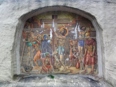Heilig Land Stichting Rijksmonument 523633 11e statie, reli-art Piet Gerrits