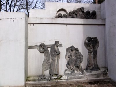 Heilig Land Stichting Rijksmonument 523633 8e statie, reli-art van Piet Gerrits