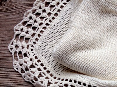 Knitting crochet vintage style photo