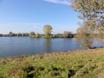 Heijen (Gennep) Zuidereiland, Zicht op Maas en Noordereiland