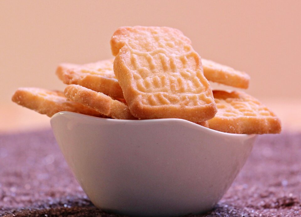 Small cakes nibble cookie photo