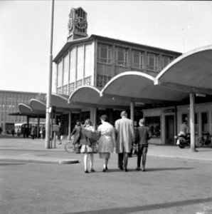 HUA-150116-Gezicht op het N.S.-station Arnhem te Arnhem