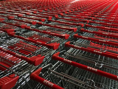 Commercial purchasing trolley photo