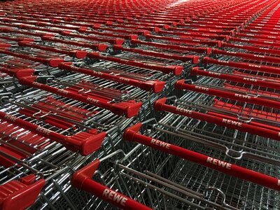 Commercial purchasing trolley