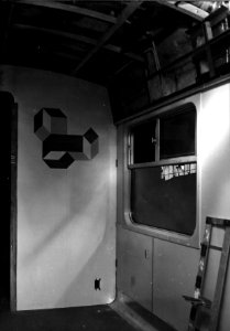 HUA-151818-Afbeelding van het interieur van een electrisch treinstel (Plan Y 'Sprinter') tijdens de bouw in de Talbotfabriek te Aken