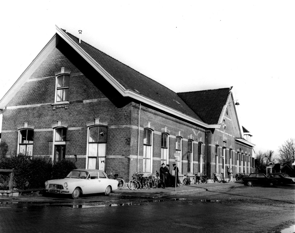 HUA-150339-Gezicht op het N.S.-station Groningen Noord te Groningen