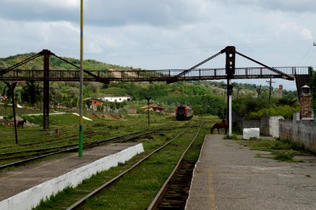 HSH train leaving Rrogozhina (OSCAL19 trip)