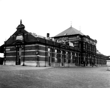 HUA-150449-Gezicht op het N.S.-station Hoorn te Hoorn