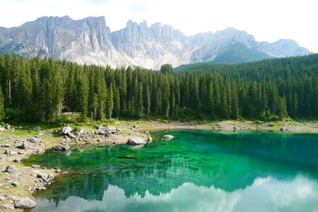 Karersee south tyrol nature