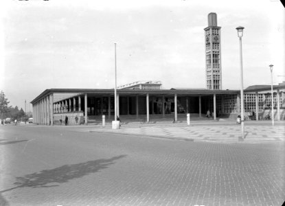 HUA-150294-Gezicht op het N.S.-station Enschede te Enschede