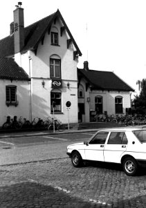 HUA-150239-Gezicht op het N.S.-station te Cuijk