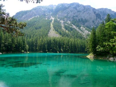 Meltwater turquoise blue emerald green photo