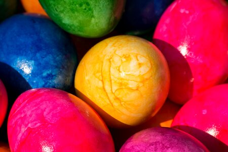 Colorful color happy easter