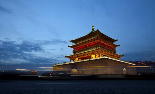 Building scenery tourism