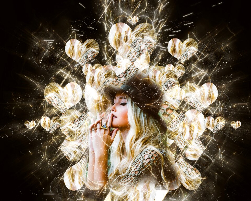 Hat art abstract