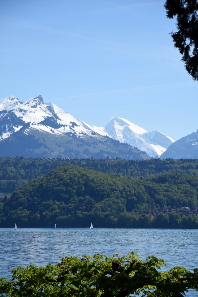 Switzerland bernese oberland distant view