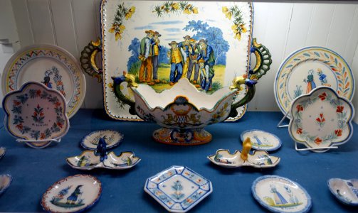 HR Quimper faience collection - Vizcaya Museum and Gardens - Miami, Florida - DSC08428