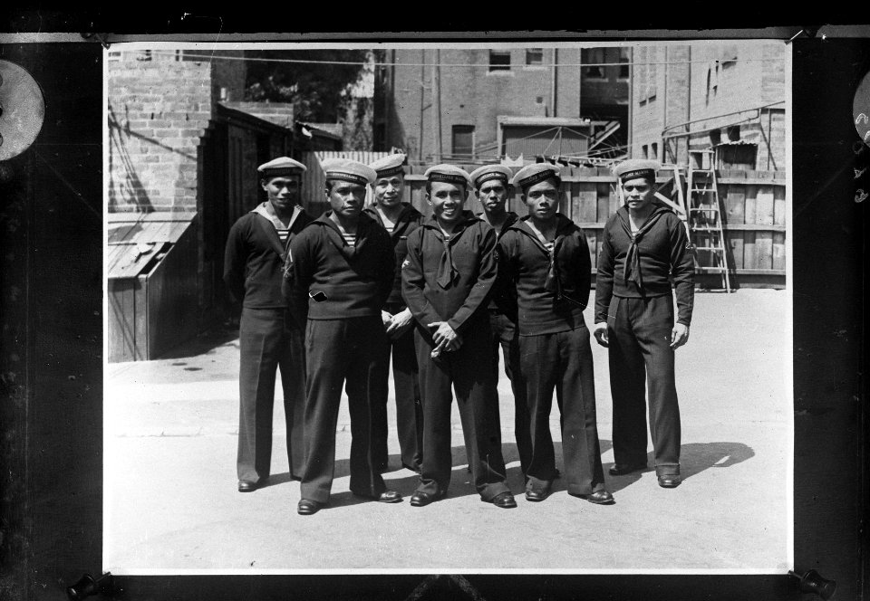 Hr Ms Tromp in Australië Types Indonesische matrozen, Bestanddeelnr 900-6283
