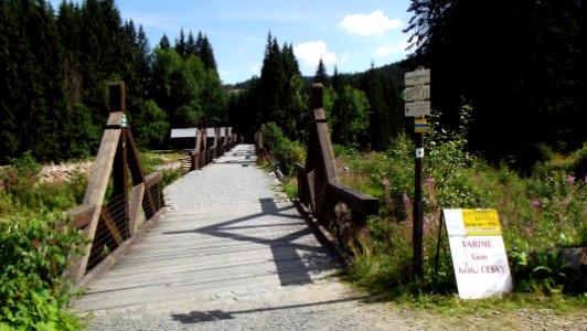 Hradlový most - vstup
