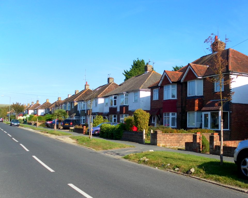 Housing at Vale Avenue, Patcham (October 2011)