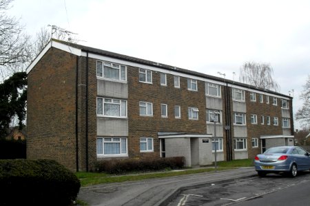 Housing in Crawley - Pottersfield Flats, Woolborough Road, Northgate, Crawley (March 2010)