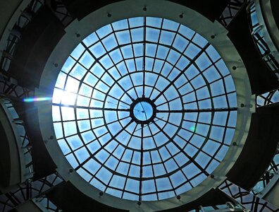 Background round blue