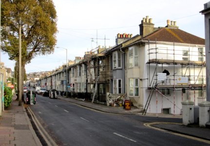 Housing at Upper Lewes Road, Round Hill, Brighton (November 2015)