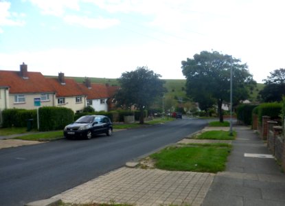 Housing at Cowley Drive, Woodingdean (August 2014)