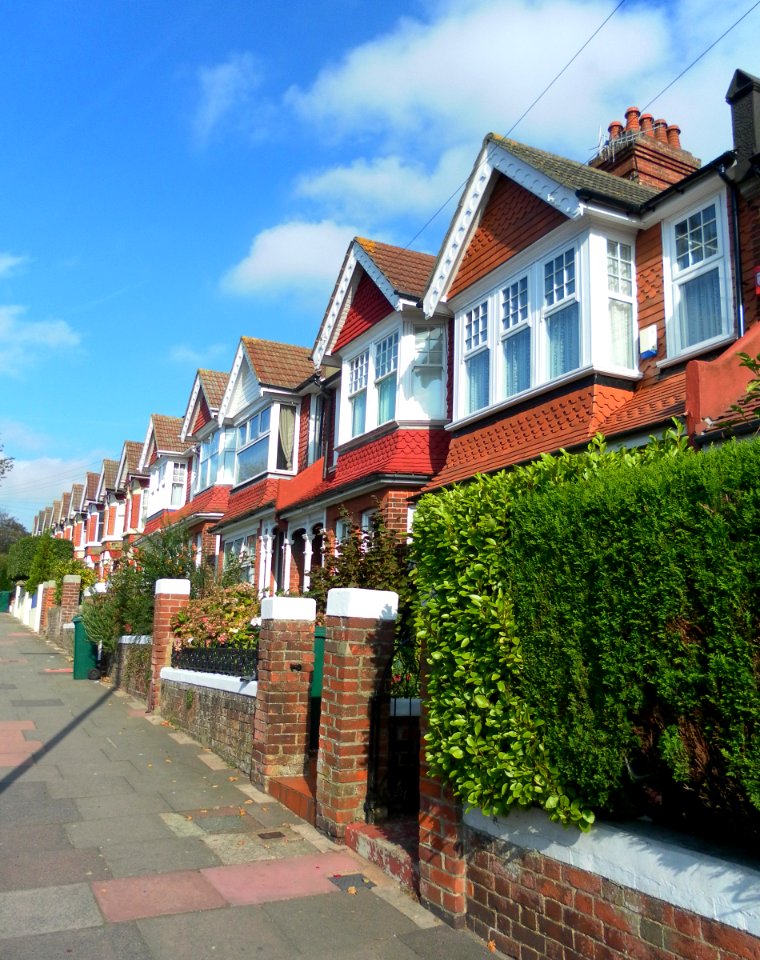 Housing on East side of Ditchling Road, Brighton (October 2011)