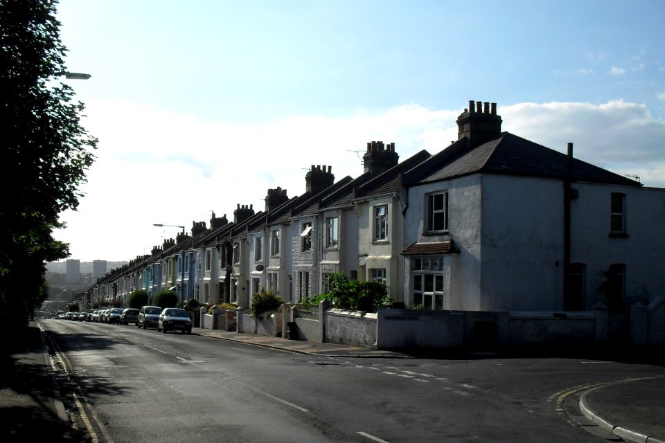 Housing on Bear Road, Brighton (July 2010)