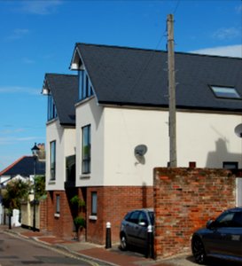 Houses on the site of former Independent Chapel, Nile Street, Emsworth (May 2019) (1)