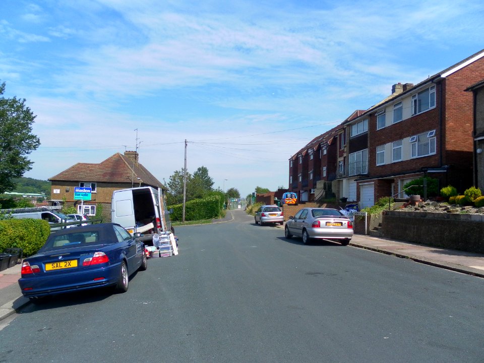 Housing at junction of Nesbitt Road and Natal Road, Brighton (August 2013)