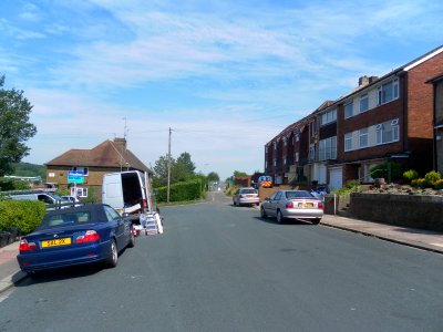 Housing at junction of Nesbitt Road and Natal Road, Brighton (August 2013)